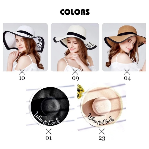 LAST 1 (5🌟 Rated) Blush/Beige Embroidered Sun Hat - Picture 8 of 8